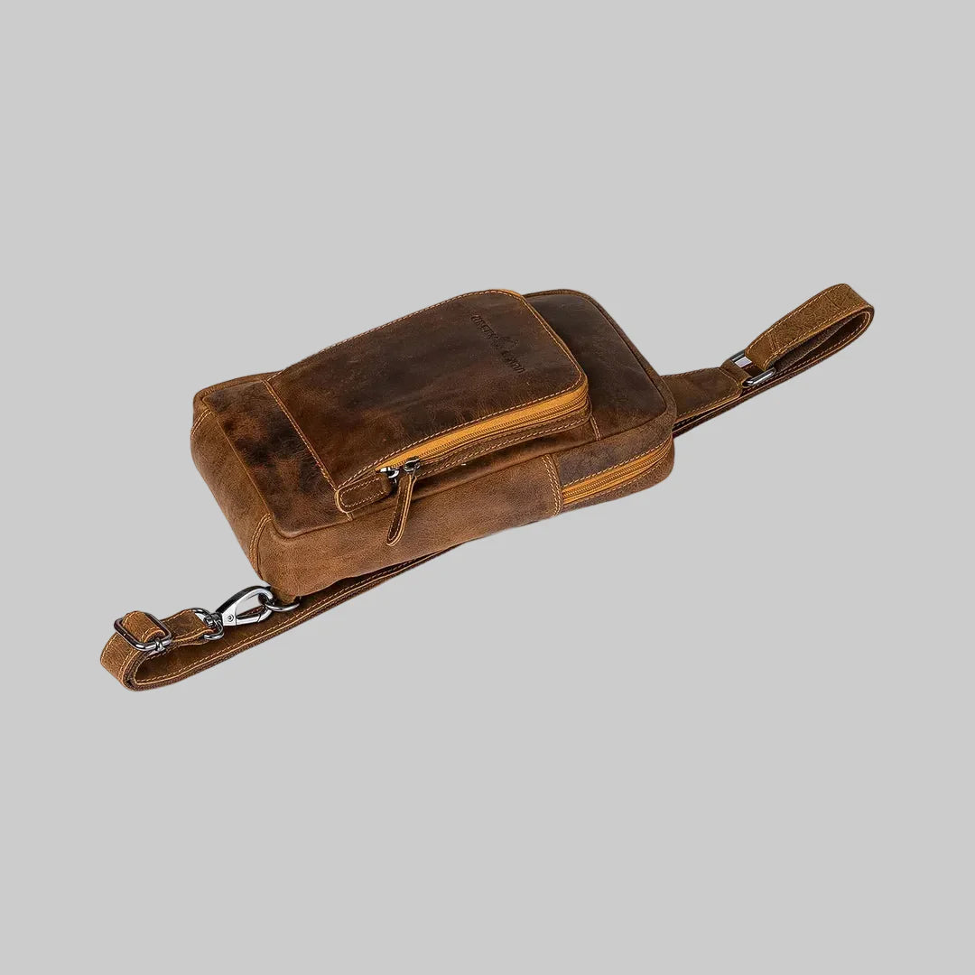 Greenwood Leather Hamilton Crossbody Bag Backpack
