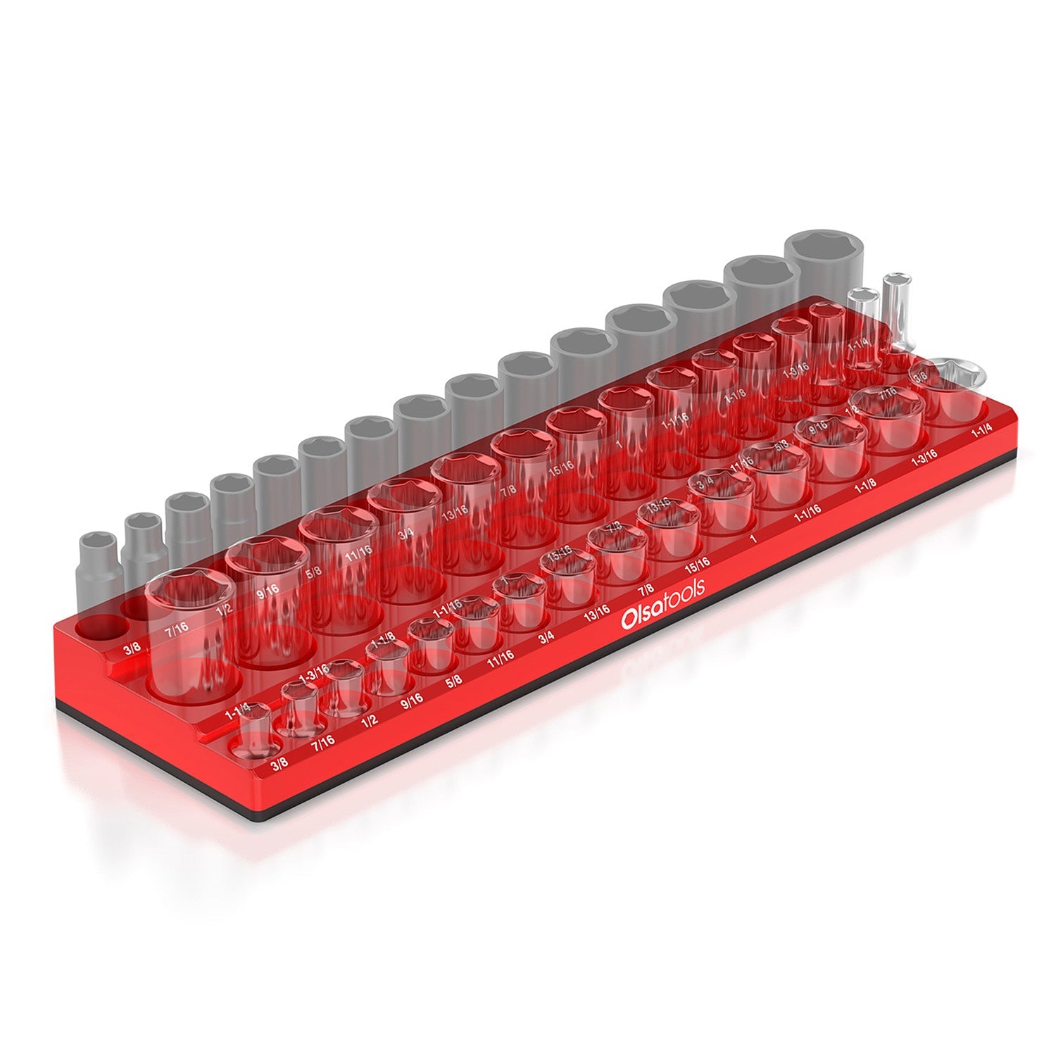 3-Row Magnetic Socket Holder