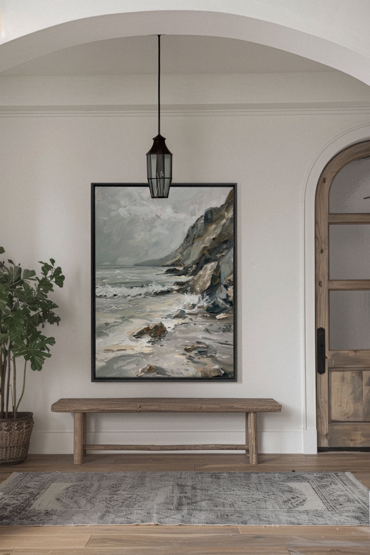SHADED SHORES, Oeuvre sur toile étirée