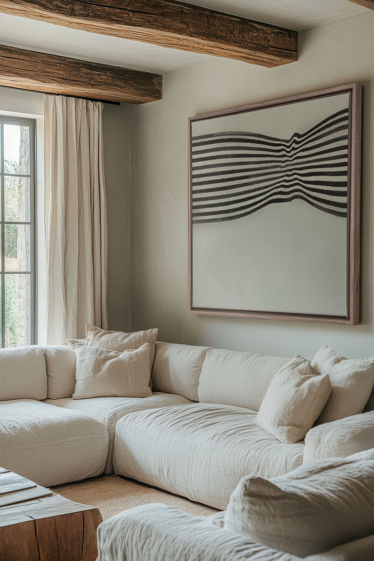 INFINITE STRIPES, Oeuvre sur toile étirée