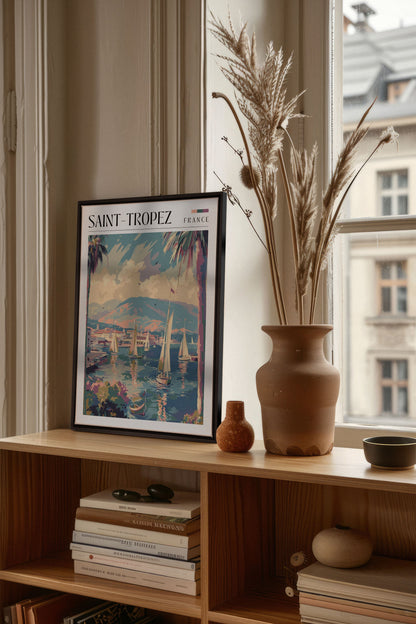 Saint-Tropez, Oeuvre sur toile étirée