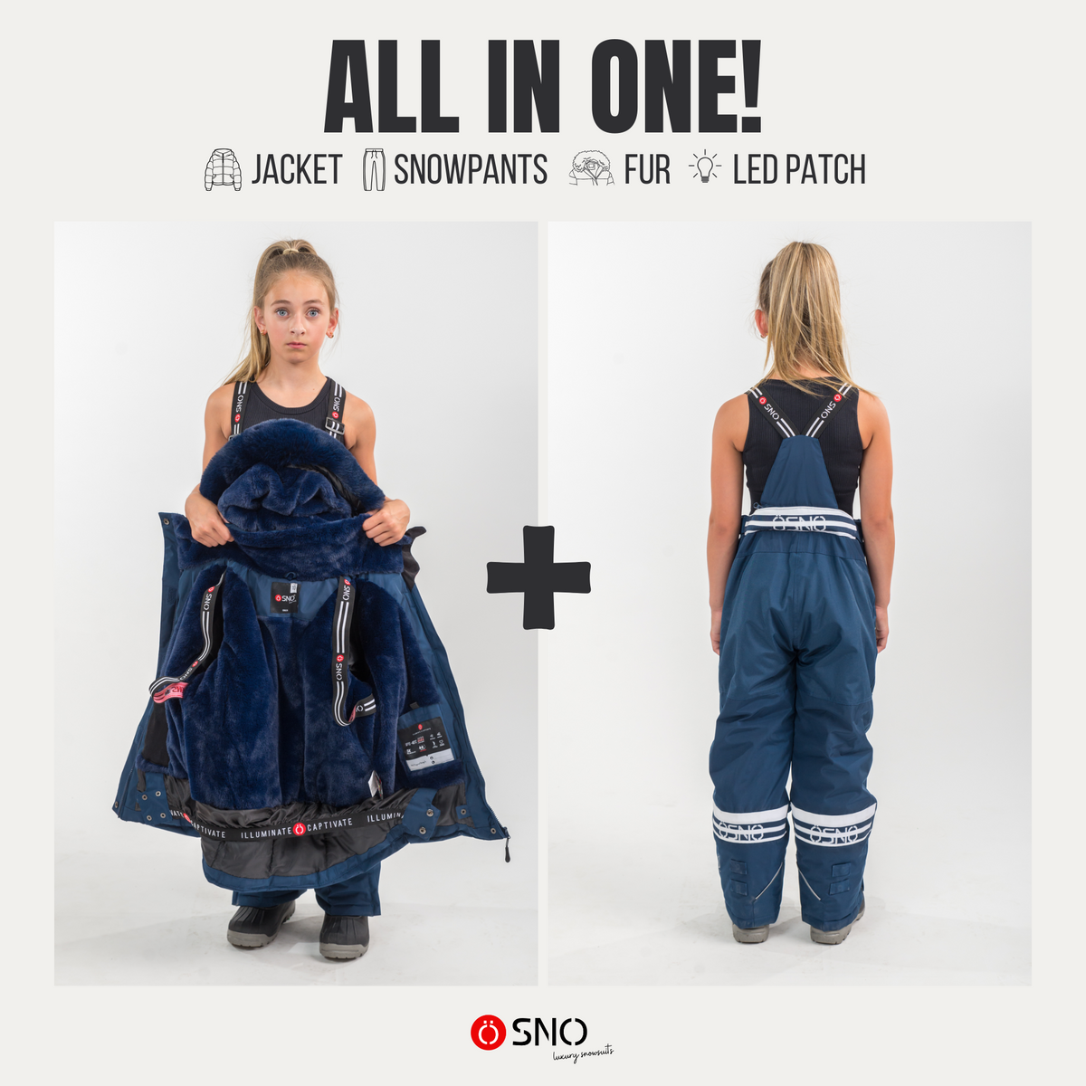 Karina's Luxury Snowsuit - Jacket & Snowpants