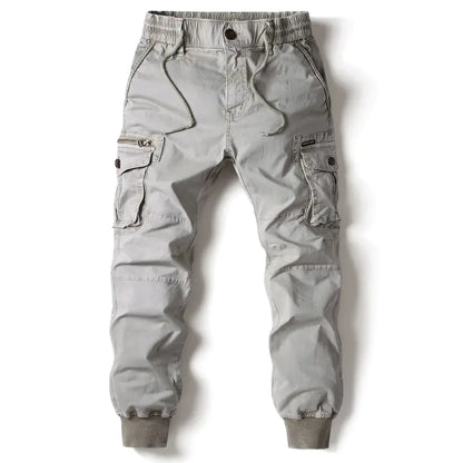 Men's Solid Color Casual Cargo Pants in Multiple Colors
