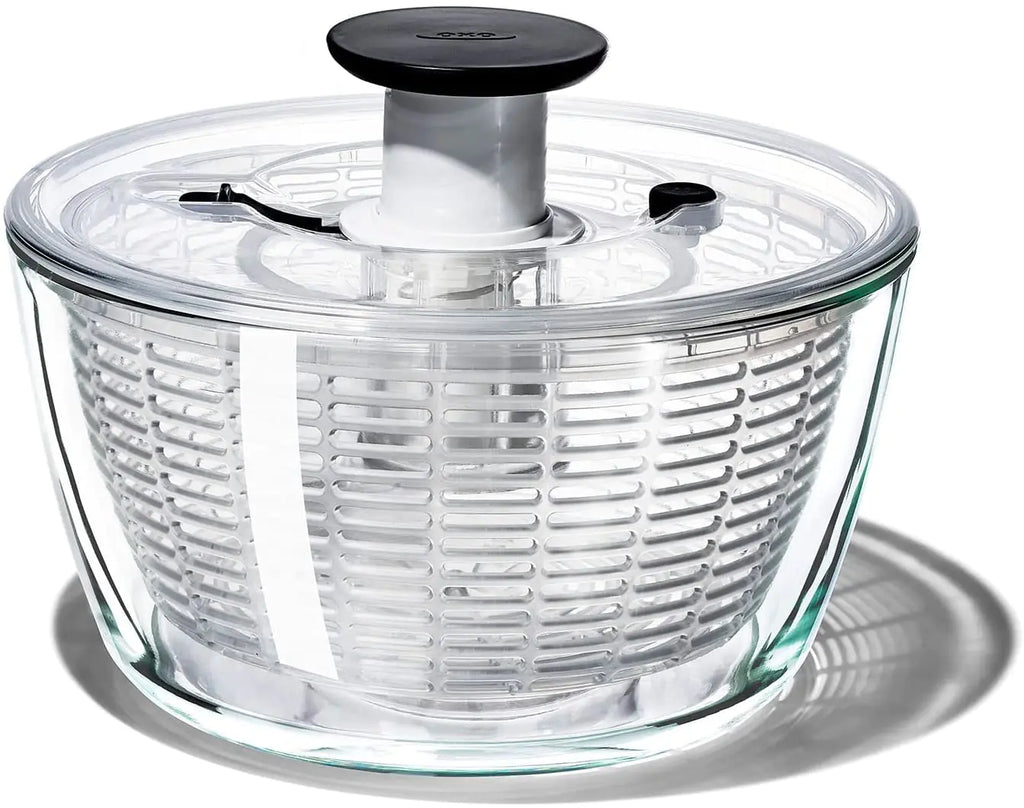OXO Good Grips Glass Salad Spinner Large/6.22 Quart Clear