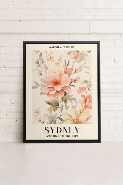 SYDNEY, Oeuvre sur toile étirée