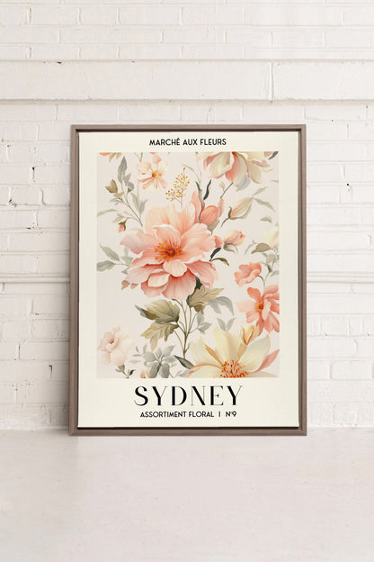 SYDNEY, Oeuvre sur toile étirée