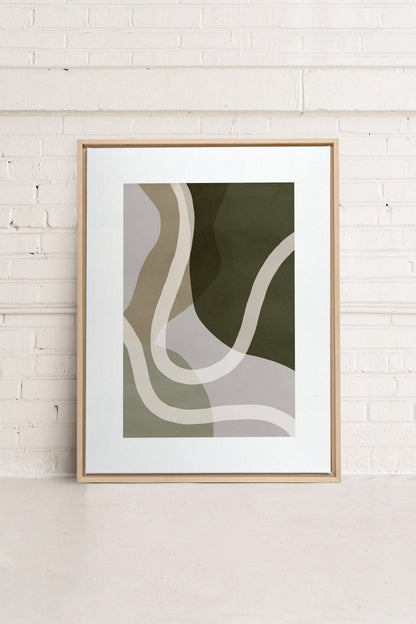 AUTUMN WHIRL, Oeuvre sur toile étiré