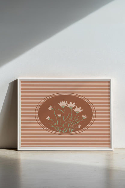 CINNAMON FIELDS, Oeuvre sur toile étirée