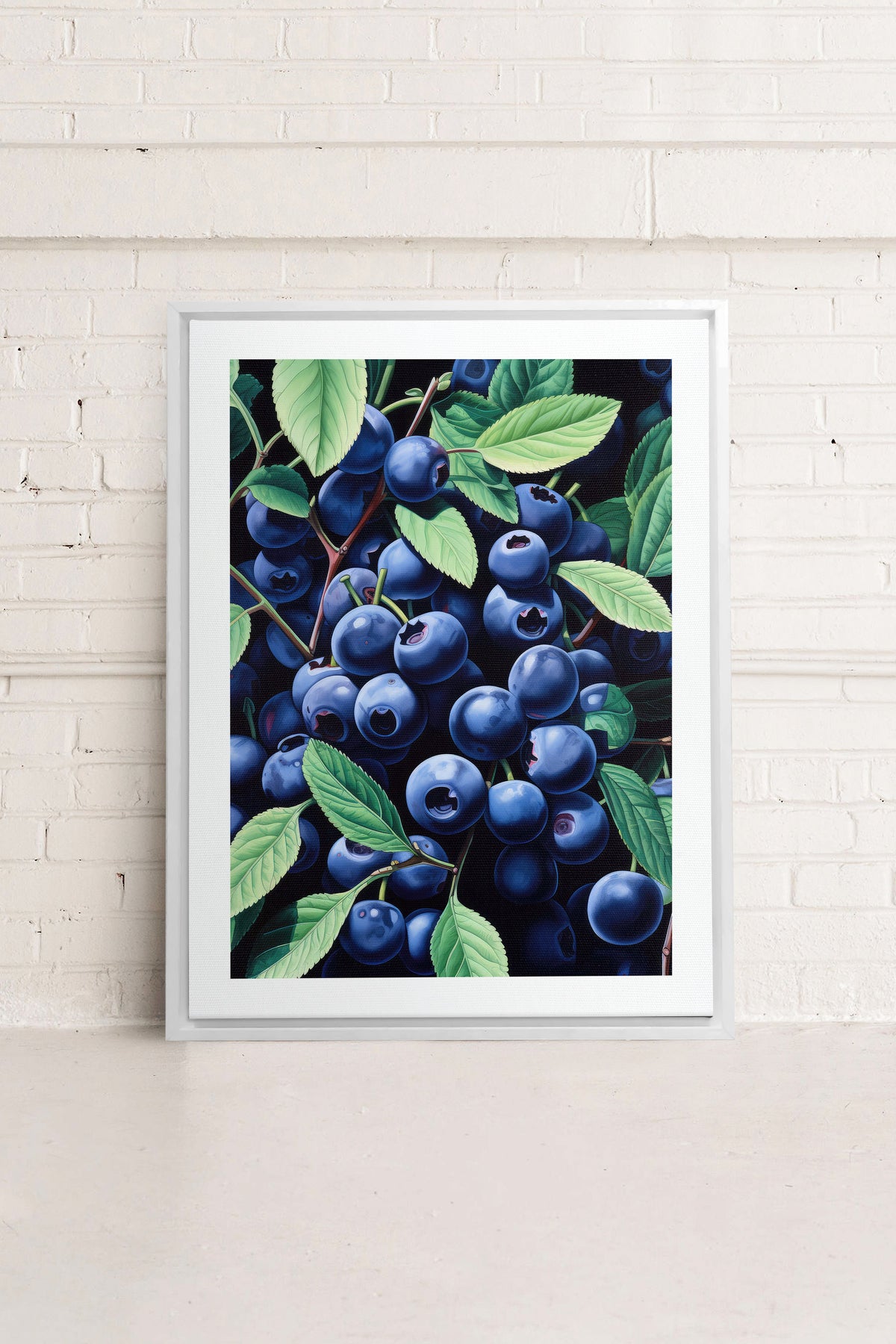 BLUEBERRY BLISS, Oeuvre sur toile étirée