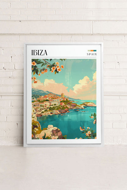 Ibiza, Oeuvre sur toile étirée