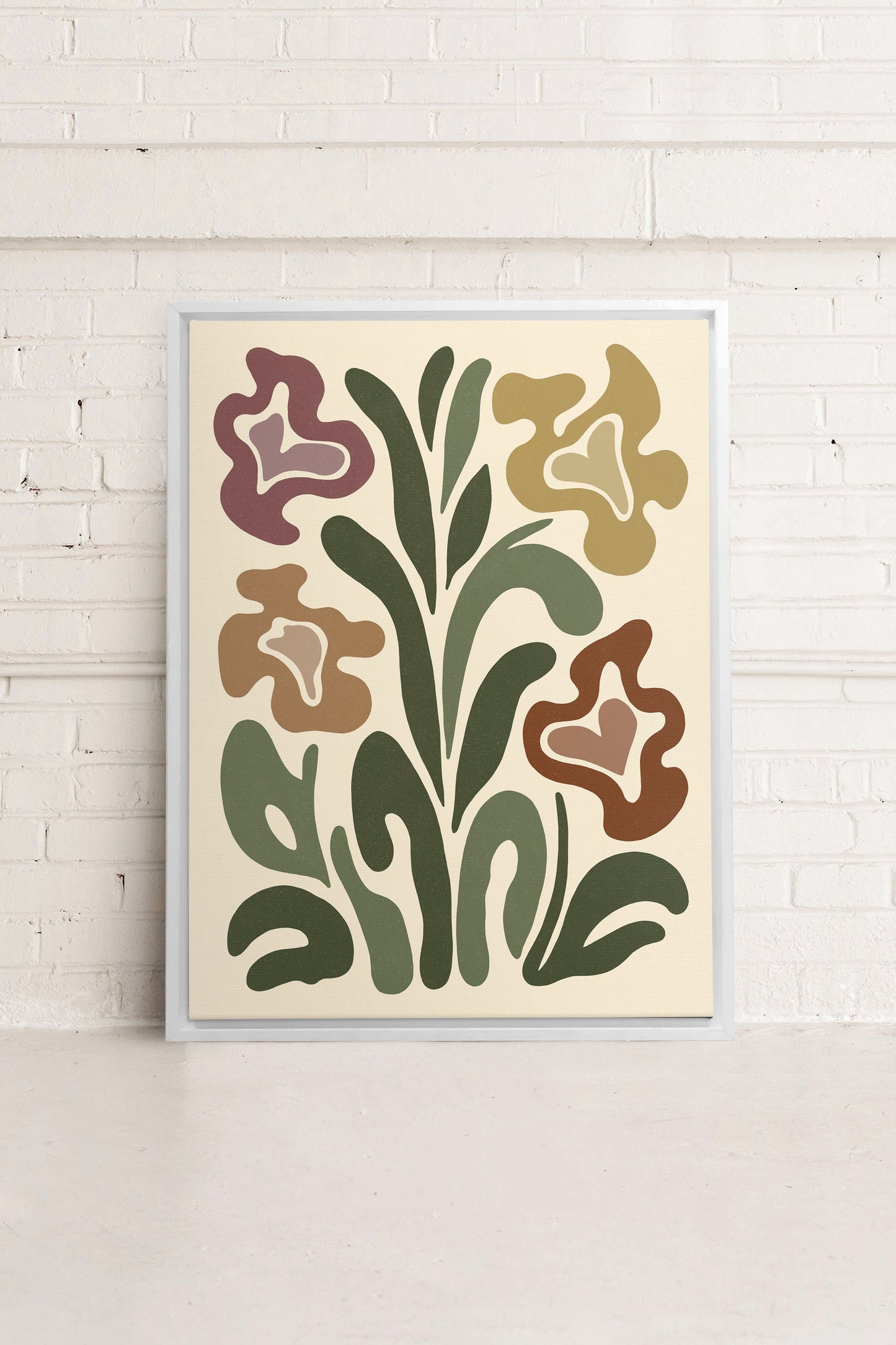 TRIPPY BOTANICALS, Oeuvre sur toile étirée
