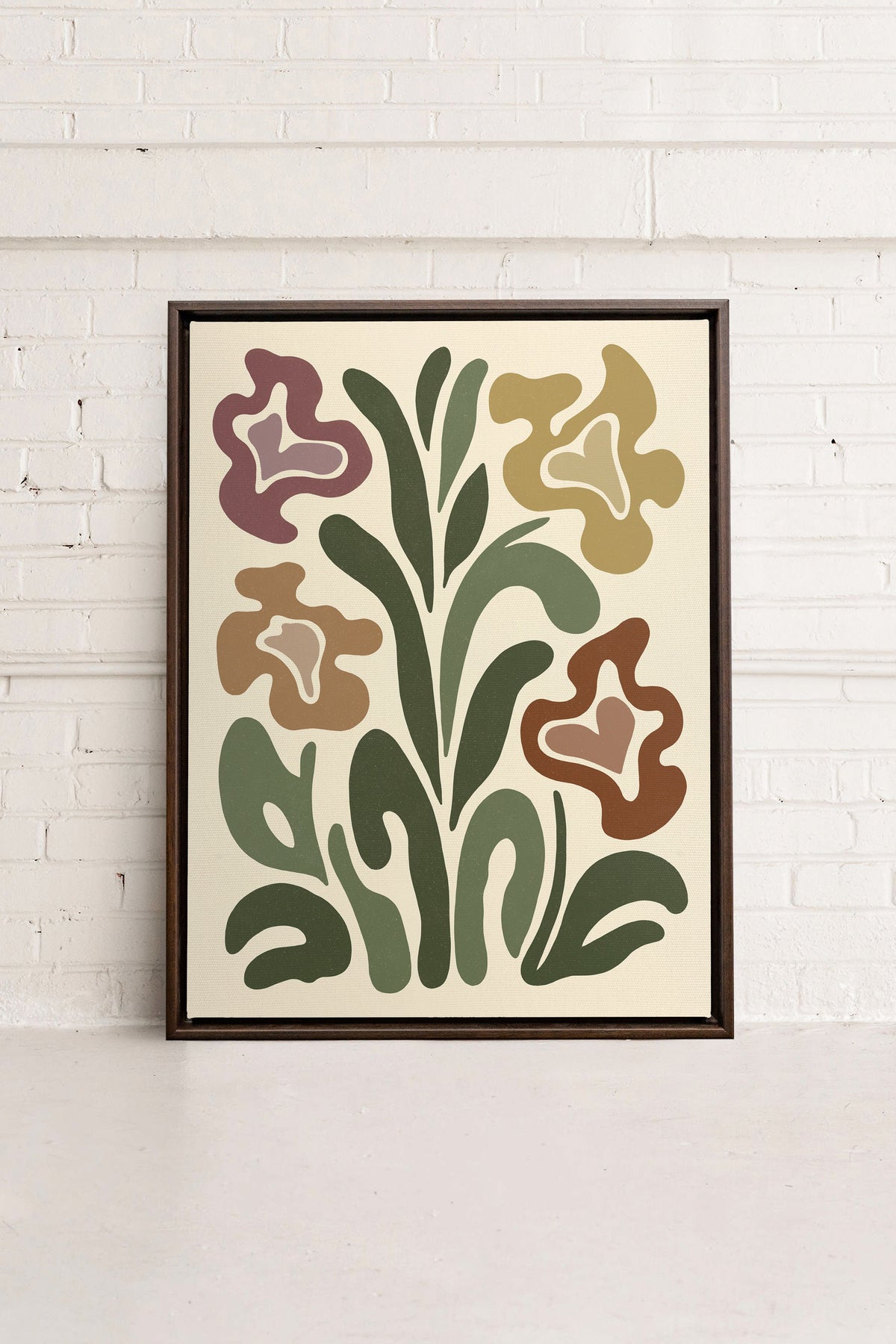 TRIPPY BOTANICALS, Oeuvre sur toile étirée