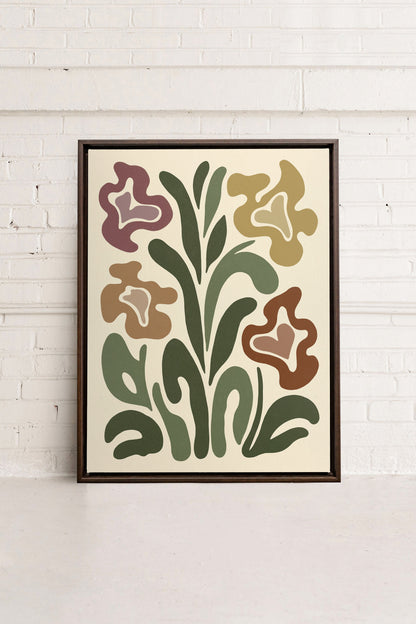 TRIPPY BOTANICALS, Oeuvre sur toile étirée