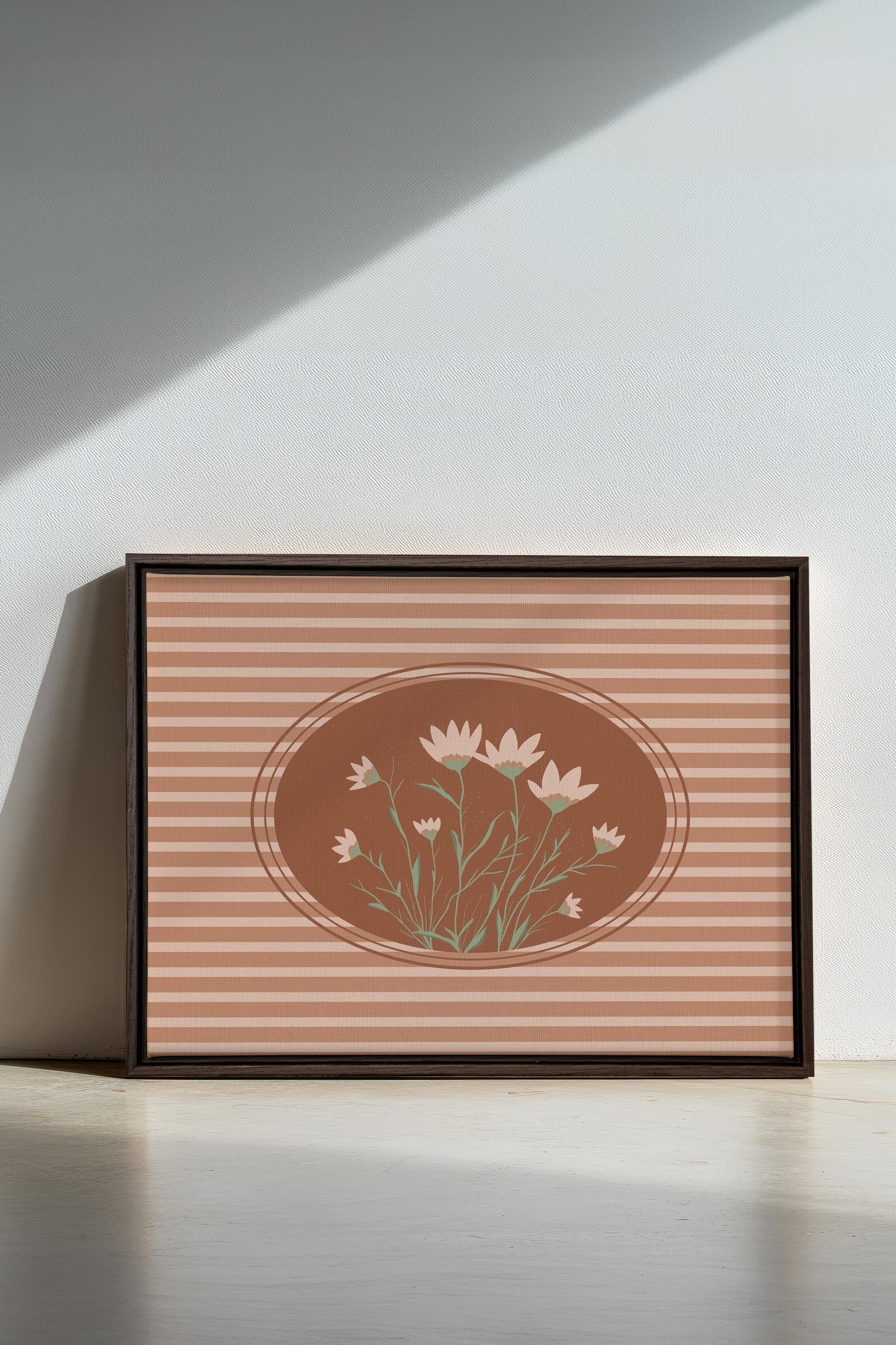 CINNAMON FIELDS, Oeuvre sur toile étirée