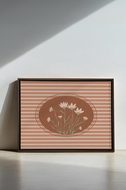 CINNAMON FIELDS, Oeuvre sur toile étirée