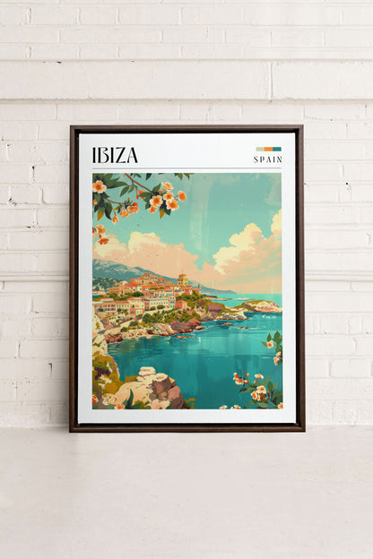 Ibiza, Oeuvre sur toile étirée