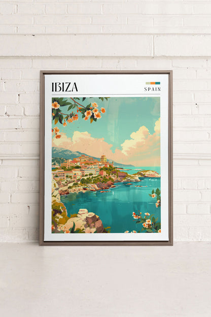 Ibiza, Oeuvre sur toile étirée