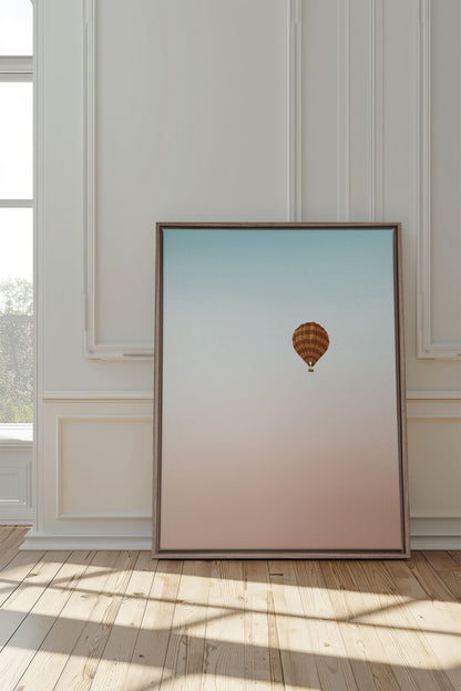 MONTGOLFIÈRE, Oeuvre sur toile étirée