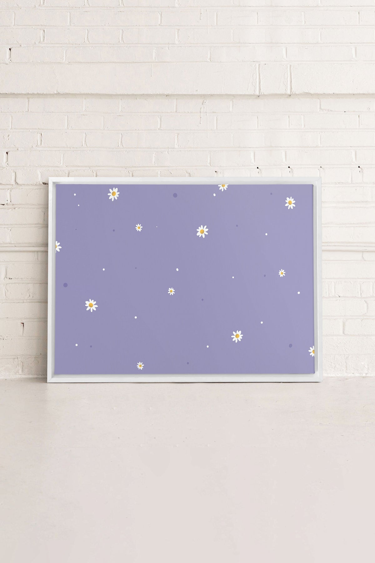 FLEURS DE LUNE, Oeuvre sur toile étirée