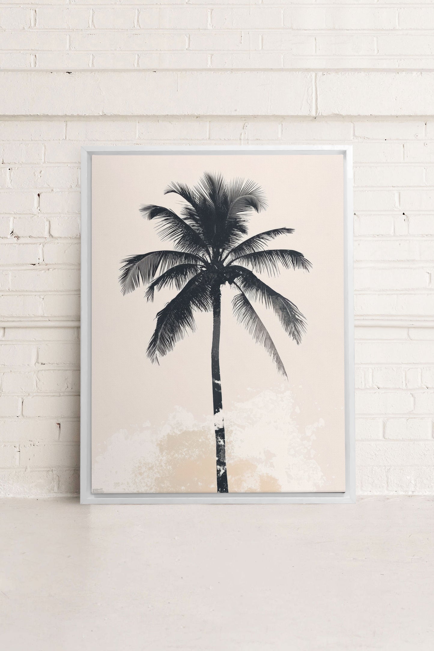PALM BLISS, Oeuvre sur toile étirée
