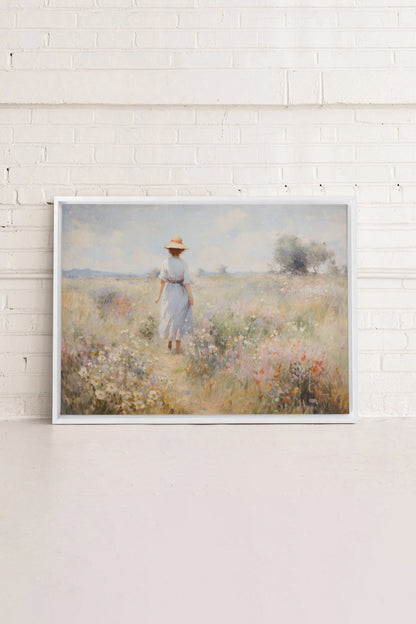 Pastel Meadows, Oeuvre sur toile étirée