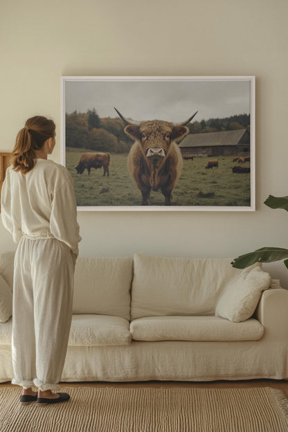 SPIRIT OF THE MEADOW, Oeuvre sur toile étirée