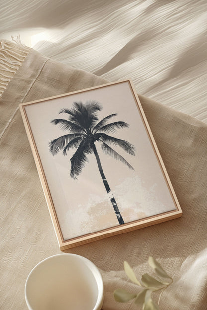 PALM BLISS, Oeuvre sur toile étirée
