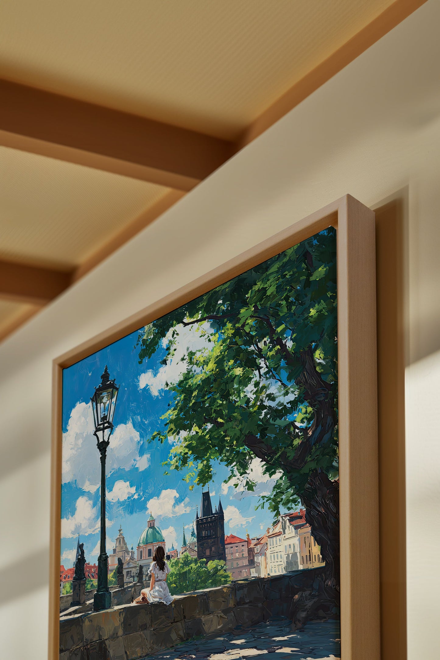 PRAGUE REVERIE, Oeuvre sur toile étirée