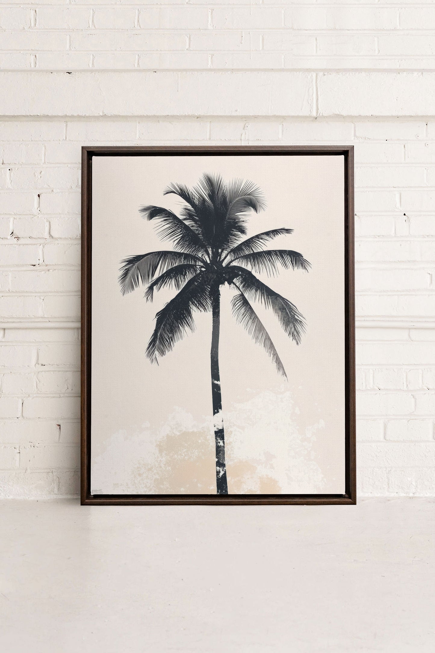 PALM BLISS, Oeuvre sur toile étirée