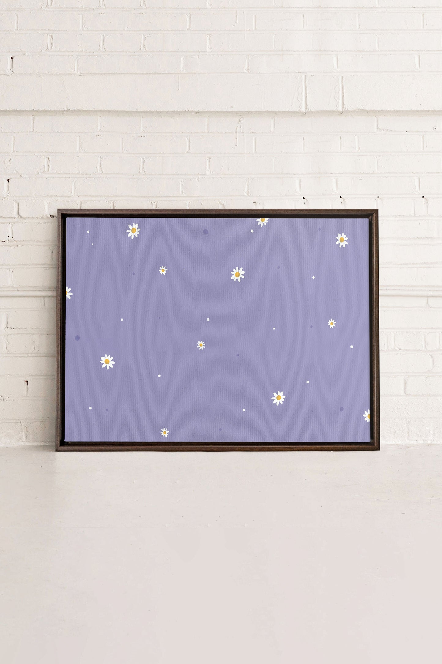 FLEURS DE LUNE, Oeuvre sur toile étirée