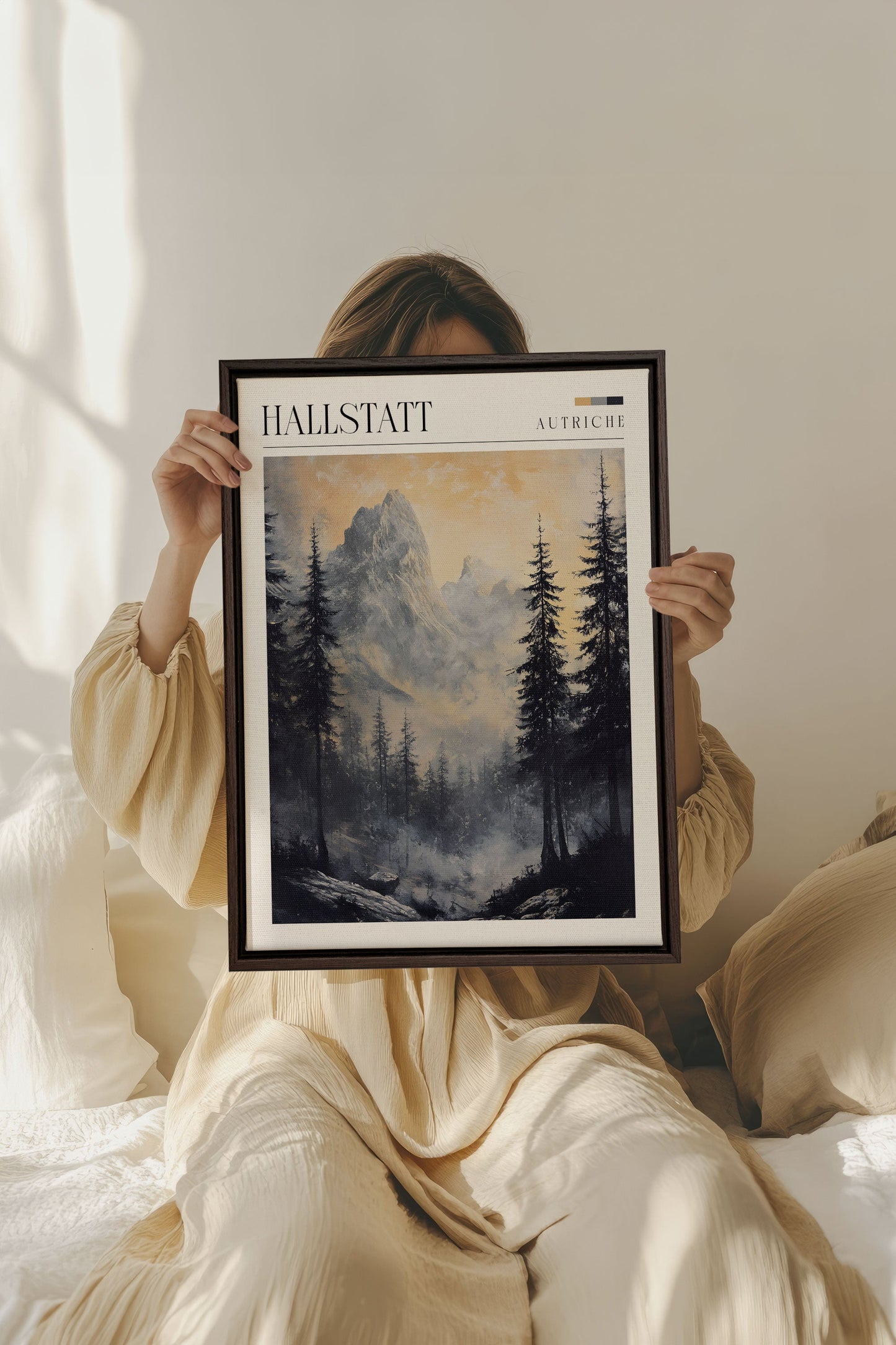 HALLSTATT, Oeuvre sur toile étirée