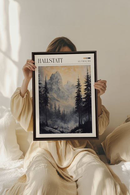 HALLSTATT, Oeuvre sur toile étirée