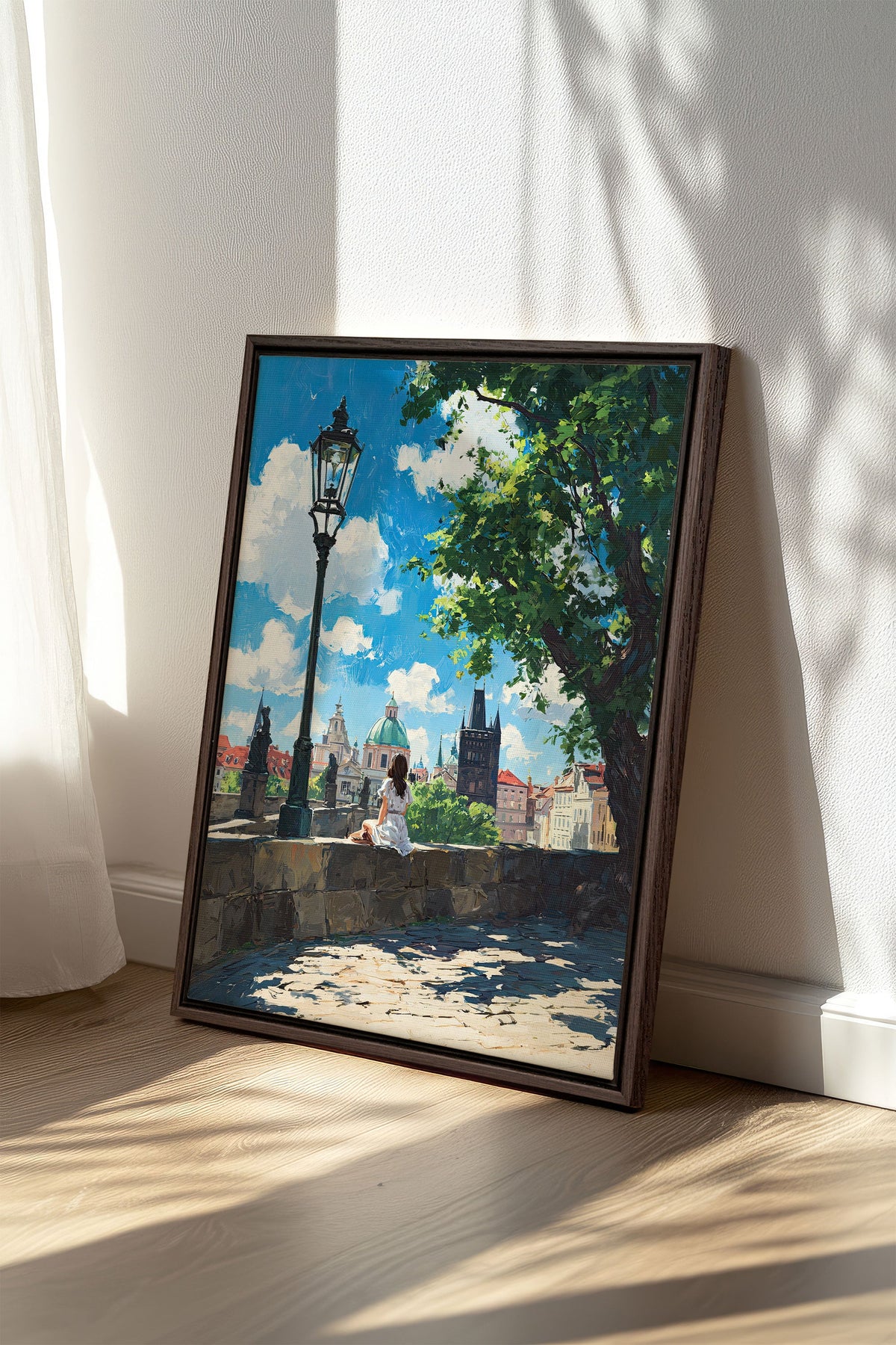 PRAGUE REVERIE, Oeuvre sur toile étirée