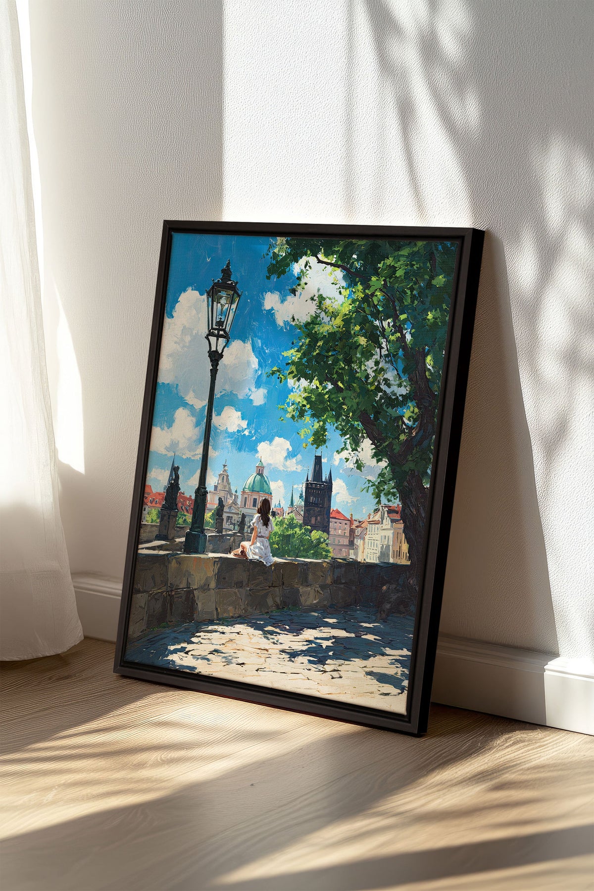 PRAGUE REVERIE, Oeuvre sur toile étirée