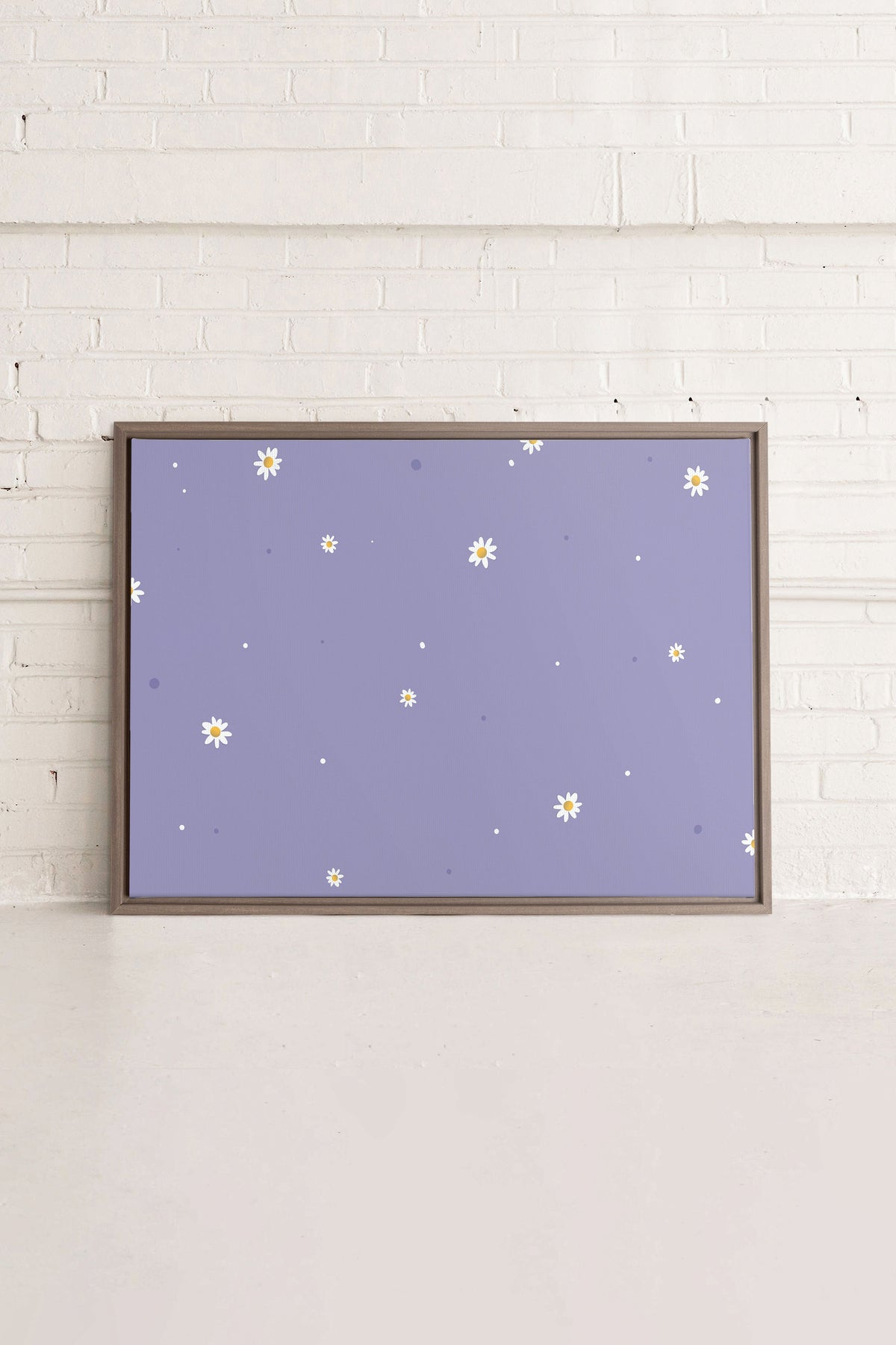 FLEURS DE LUNE, Oeuvre sur toile étirée