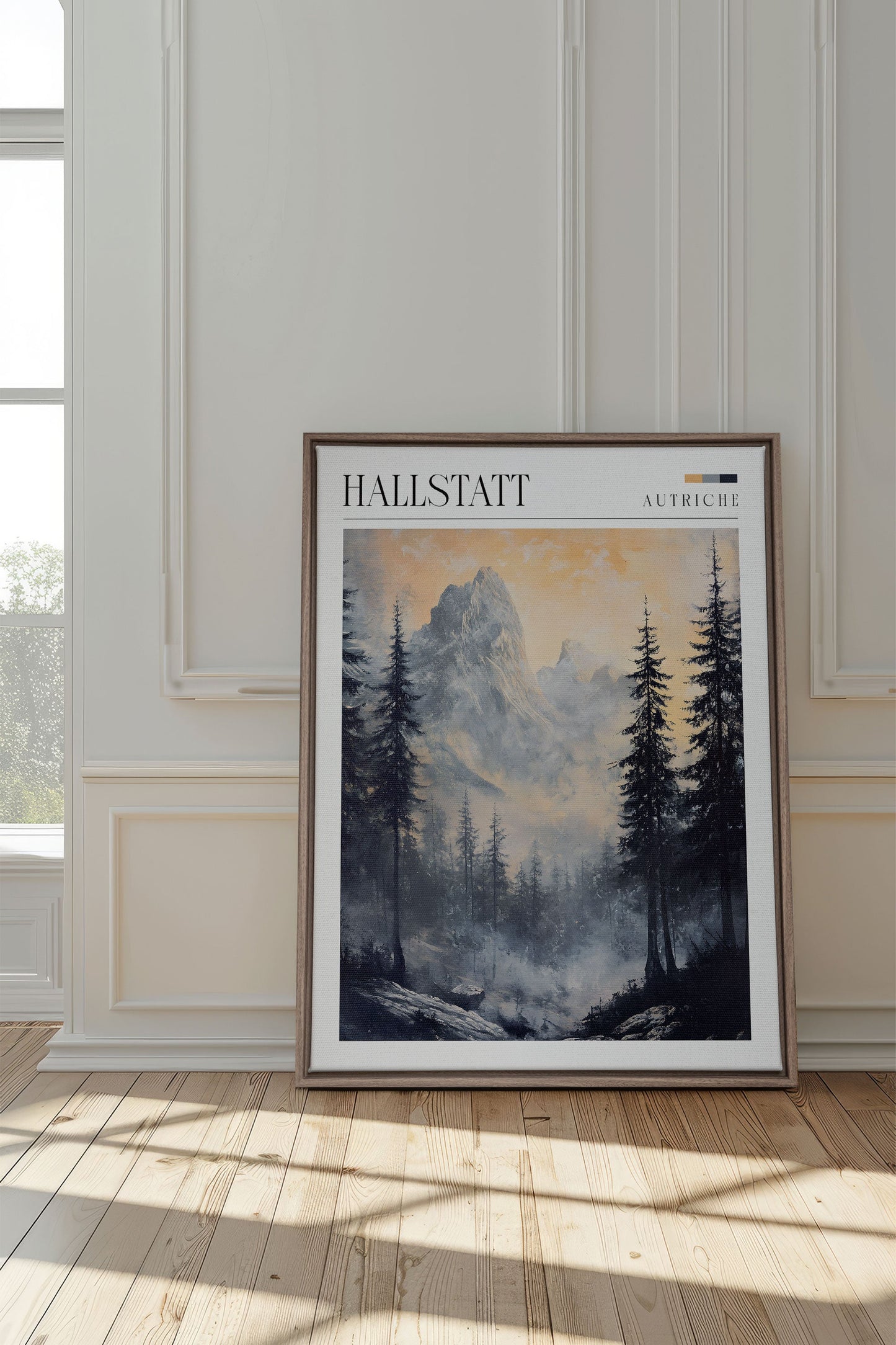 HALLSTATT, Oeuvre sur toile étirée