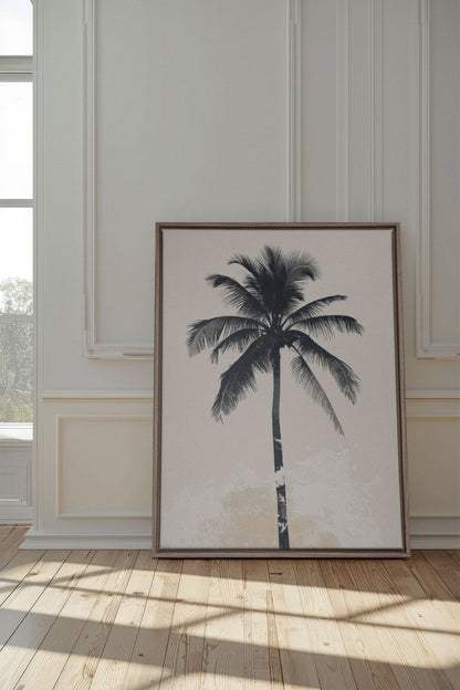 PALM BLISS, Oeuvre sur toile étirée