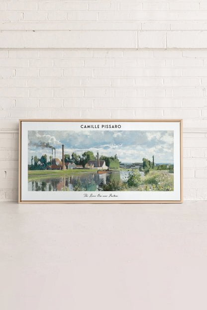 THE RIVER OISE, Oeuvre sur toile étiré