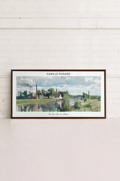 THE RIVER OISE, Oeuvre sur toile étiré