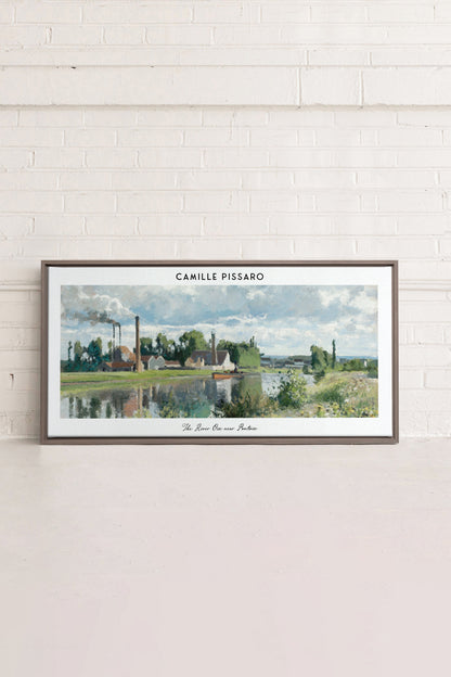 THE RIVER OISE, Oeuvre sur toile étiré