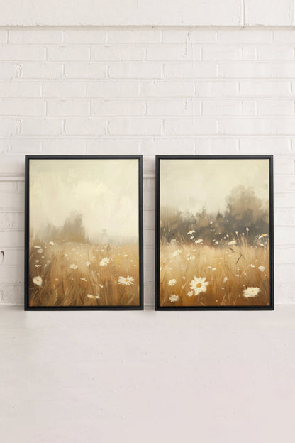 COMBINAISON DAISY BREEZE (2 Oeuvres sur toile étirée)