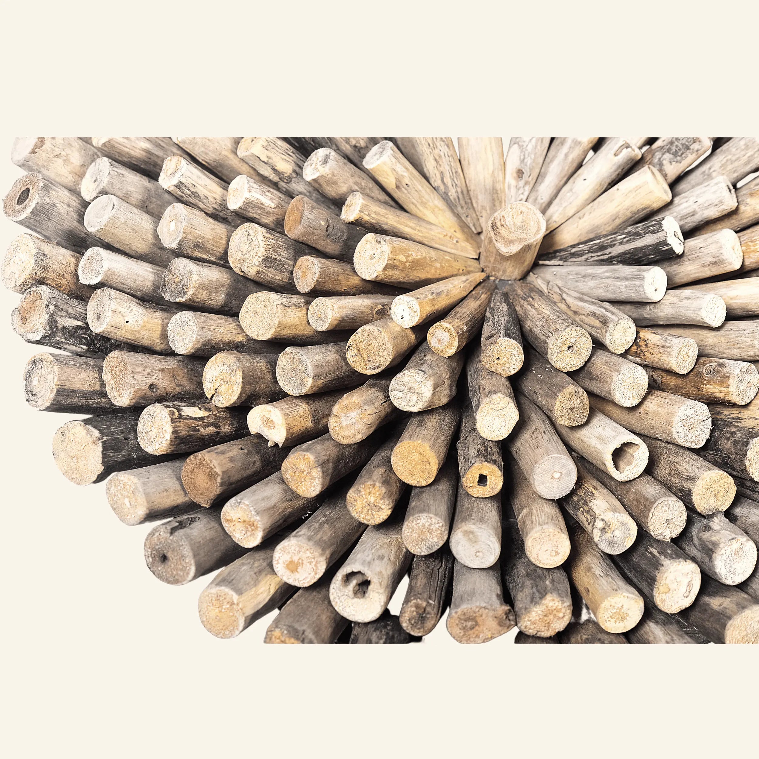 Décoration murale en bois flotté naturel