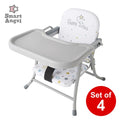 [ ケース販売 ]  SmartAngel  抗菌ローチェア（HAPPY STAR）×4個入 [西松屋]【日本出荷】