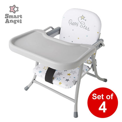 [ ケース販売 ]  SmartAngel  抗菌ローチェア（HAPPY STAR）×4個入 [西松屋]【日本出荷】
