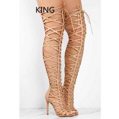 8 Thigh High Gladiators