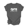 201 Jersey City New Jersey USA Area Code City Skyline Gift - Unisex T-Shirt - Inspired X