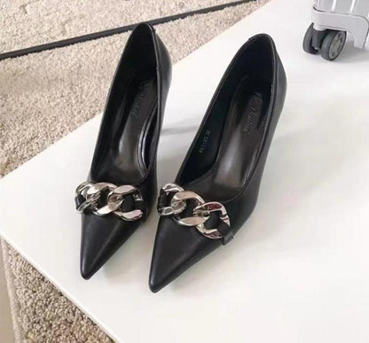 Triple Link Dress Heels
