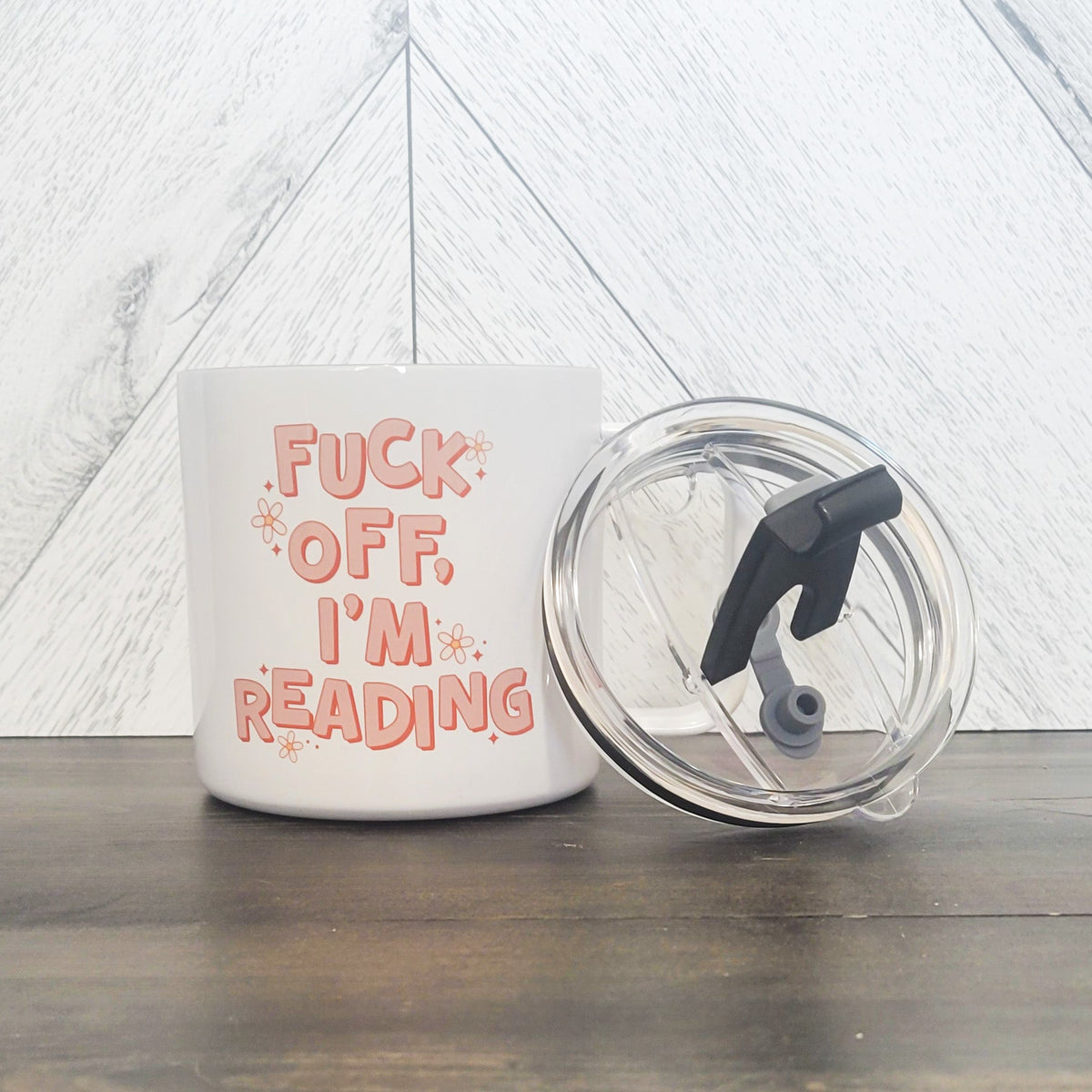 Fuck Off I'm Reading Stainless Steel 17oz Coffee Mug