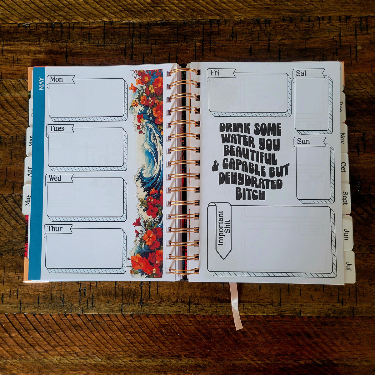 My Fucking Planner Undated Sweary Planner | Day Planner