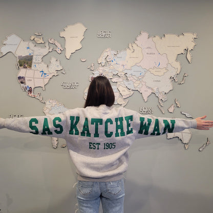 Saskatchewan Back Unisex Crewneck